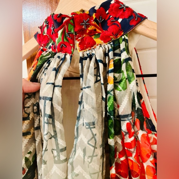 Anthropologie Bhanuni by Jyoti Patterned Floral Maxi Dress - Picture 6 of 9